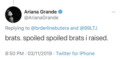 Ariana Tweets, Iconic Tweets, Pretty Headers, Ariana Said, Celebrity Tweets, Ariana Grande Quotes, True Memes, Ariana Grande Pictures, Romance Readers