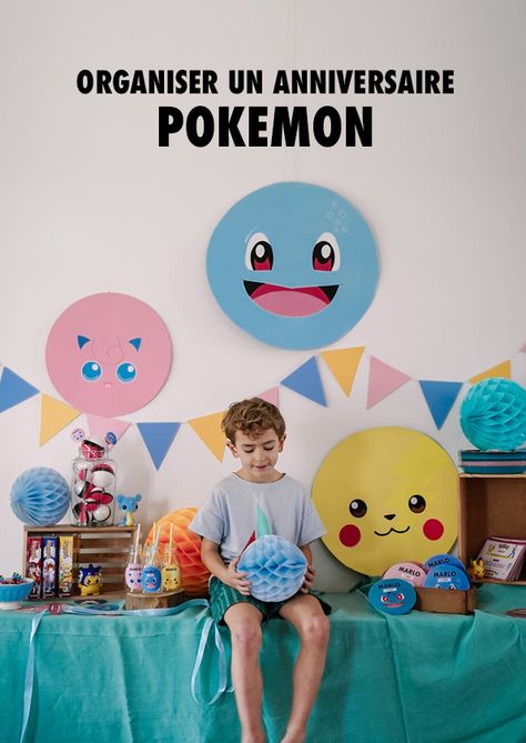 anniversaire pokemon Pokemon Theme, Pokemon Party, Pokemon Birthday, Pokemon, Birthday, Pokémon