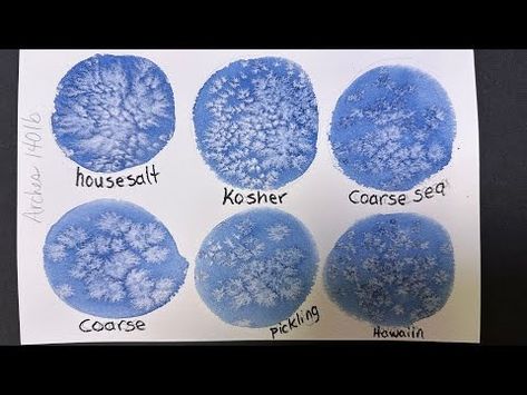 Experiment with Salt Affects with Watercolours! - YouTube Salt Watercolor, Salt Art, Salt Painting, Painting Flowers Tutorial, Watercolor Beginner, Therapeutic Art, Watercolor Galaxy, Bookmark Ideas, Flowers Tutorial