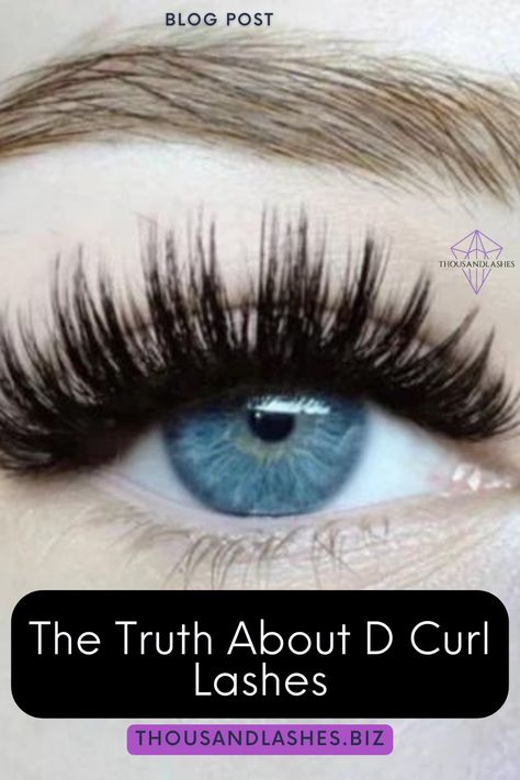 THE TRUTH ABOUT D CURL LASHES What is D curl lash? Which eyelash is curlier, C or D? Is C or D curl better for hooded eyes? If you're a part of the lash community, you've probably heard of D curl lashes. Are you looking for a full, dramatic look? Well, you've met your match with D curl extensions. Like their namesake curl, these extensions are sure to turn heads. But this lash curl isn't just for special occasions — they're great for everyday wear. D Vs C Curl Lashes, D Curl Vs Dd Curl Lashes, C Curl Vs D Curl Lashes Extensions, C Curl Vs D Curl Lashes, C Curl Eyelash Extensions, Types Of Eyelash Extensions Styles, D Curl Lash Extensions, Curl Extensions, Types Of Eyelash Extensions