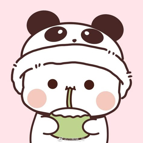 Tikel Wa, Cutest Stickers, Drawing Kawaii, Bubu And Dudu, Dudu Bubu, Easy Cartoon Drawings, Kawaii Panda, Bubu Dudu, Images Kawaii