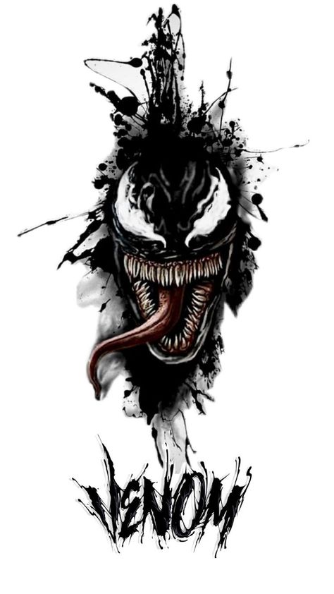 Venom, Instagram Profile, Digital Art, Black And White, On Instagram, Black, Instagram, Art