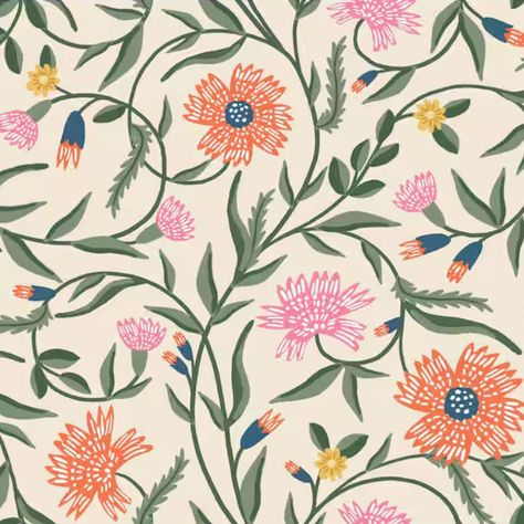 Wallpaper Trends — 11 Exciting Decorating Styles for 2025 | Livingetc Material Samples, Surface Pattern Design Inspiration, Trends 2025, Pattern Design Inspiration, Coral Rose, Bold Wallpaper, Seam Allowance, Decorating Styles, Latest Wallpapers