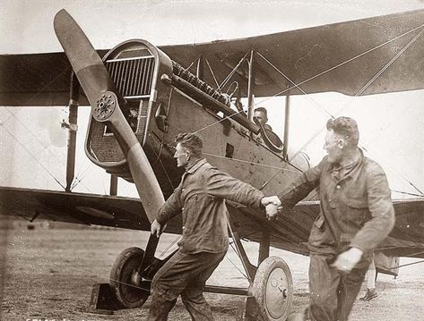 vintagephoto: I find these inspiring ....perhaps as the works of Antoine de Saint-Exupery? Ww1 Airplanes, Ww1 Aircraft, Old Planes, Aircraft Photos, Vintage Aviation, Vintage Airplanes, Aviation History, Vintage Aircraft, Wroclaw