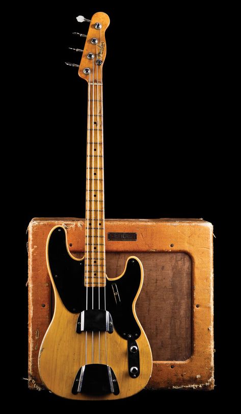 1952 Fender Precision Bass Telecaster Bass, Guitar Images, Fender Precision Bass, Fender Electric Guitar, Fender Guitar, Bass Amps, Classic Guitar, Fender Bass, Bass Player