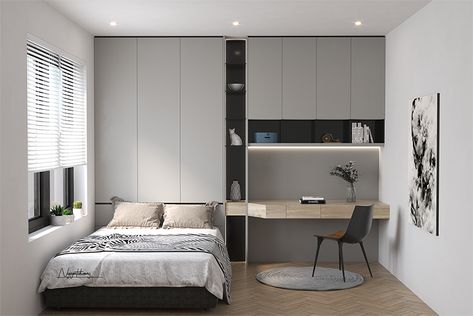 3726 Interior Bedroom Scene Sketchup Model By Bruce Lee Small Modern Bedroom, Bedroom Kid, Small Bedroom Interior, Small Bedroom Layout, Bedroom Scene, Small Room Design Bedroom, Modern Minimalist Bedroom, Bedroom Tv, Korat