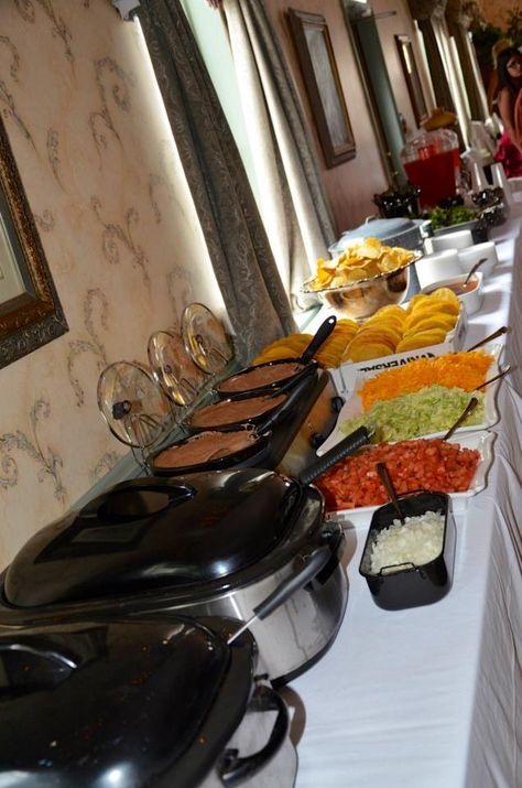 Tostada Bar for my daughters wedding was a SUCCESS.  Yummy and Easy! Tostada Party Ideas, Tostadas Bar Party, Tostada Bar Party Ideas, Tostada Bar, Potluck Theme Ideas, Peanuts Gang Birthday Party, Ideas To Feed A Crowd, Potluck Themes, Burrito Bar