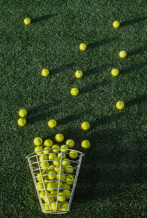 Tennis Balls Aesthetic, Balls Aesthetic, Green Aesthetic Pictures, Green Moodboard, Tennis Wallpaper, Golf Range, Golf Pictures, Tennis Aesthetic, Golf Photography