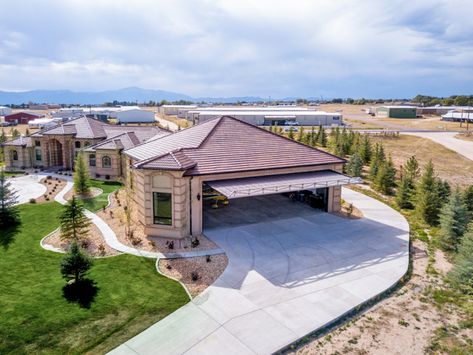 Colorado Airport Airpark Homes with Hangars for sale, KFLY Meadow Lake Airport, Peyton / Colorado Springs, CO Aircraft Hanger House, Airpark Homes, Colorado Airport, Hanger Homes, Airplane Hanger House, Hangar House, Hangar Home, Hangar Homes, Atrium Windows