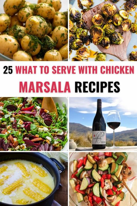 What Goes With Chicken Marsala, Chicken Marsala Dinner, Sides With Chicken Marsala, Chicken Marsala Dinner Sides, Sides For Chicken Marsala, Chicken Marsala Sides, Chicken Marsala Side Dishes, What To Serve With Chicken Marsala, Chicken Marcella