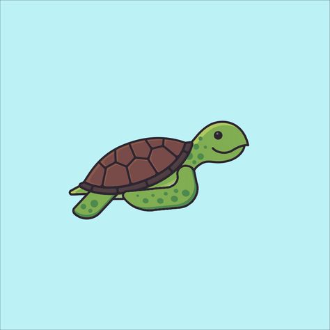 Wallpapers For Youtube, Turtle Animation, Turtle Gif, Fish Gif, Music Gif, Emoji Gif, Happy Birthday Illustration, Notion Cover, Happy Turtle