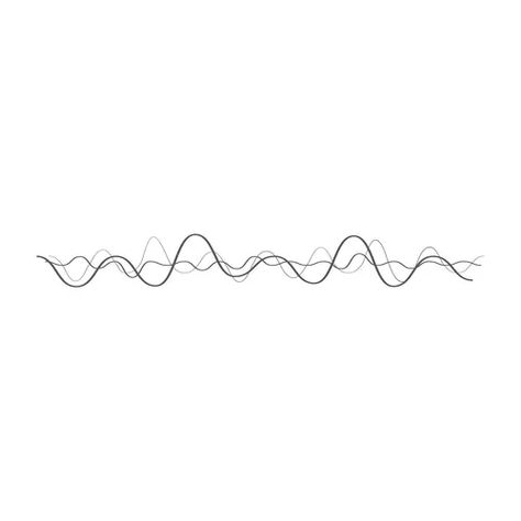 Music sound waves Royalty Free Vector Image - VectorStock Music Wave Tattoo, Sound Wave Illustration, Soundwave Illustration, Soundwave Logo, Audio Tattoo, Sound Frequency Waves, Frequency Tattoo, Sound Wave Logo, Sound Drawing