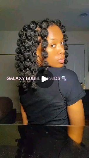 428K views · 91K reactions | I was excited 💀This is my first time trying bubble braids on my natural hair, and i LOVE it😍😍😍 #afro #naturalhair #bubblebraids #naturalhairstyles | 👑𝓐𝓿𝓪 𝓜𝓪𝓻𝓲𝓮👑 | kwiin.ava · Original audio Ava Marie, Mom Hair, Bubble Braids, Mom Hairstyles, Fx Makeup, Body Modifications, Plastic Surgery, I Love It, Body Painting