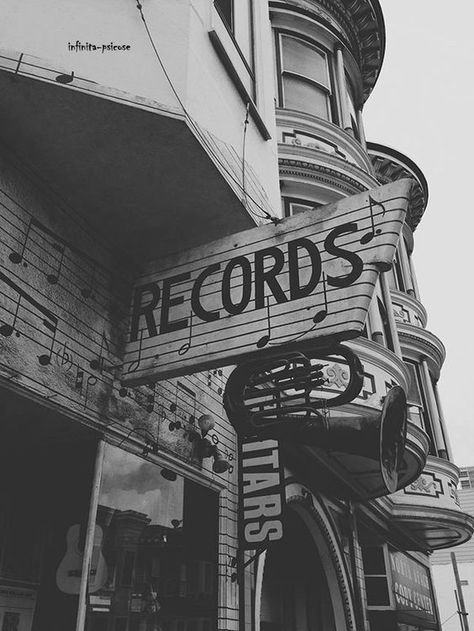 Record Store shoot - Black & White - LP - Submerge Detroit Black And White Photo Wall, Black And White Picture Wall, 80s Aesthetic, Record Shop, Foto Art, Photo Wall Collage, Black And White Aesthetic, Black N White, Black And White Pictures