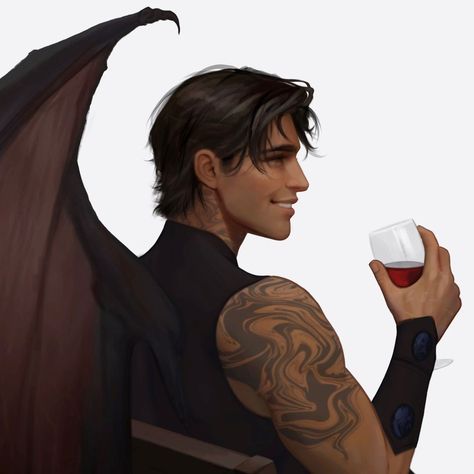 Azriel WIP Out of all the characters I’ve drawn for this project, Az has been the most challenging to bring to life 🫠 #acotar | Instagram Cassian Nesta, Feyre Rhysand, Acotar Fanart, Latest Drawing, Ichigo Manga, Feyre And Rhysand, Bat Boys, A Court Of Wings And Ruin, Sarah J Maas Books