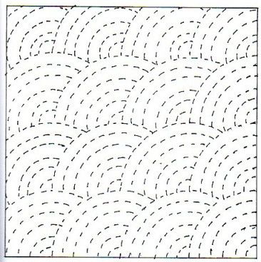 Sashiko Tutorial, Sashiko Stencils, Sashiko Pattern, Machine Quilting Patterns, Quilting Stencils, Machine Quilting Designs, Embroidery Template, Sashiko Embroidery, Pola Sulam