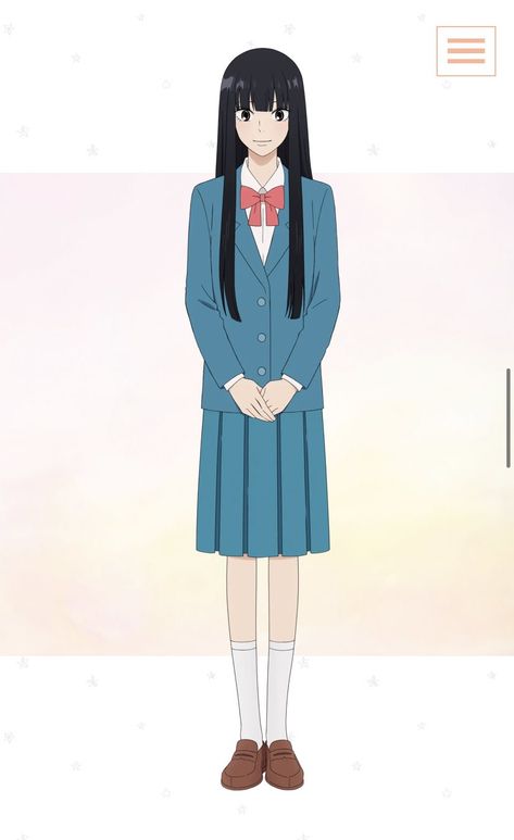 Sawako Dti Outfit, Kimi Ni Todoke Roblox Outfit, Sawako Full Body Png, Sawako Outfits Anime, Sawako Kuronuma Cosplay, Character Full Body Drawing, Kuronuma Sawako Outfits, Character Full Body Poses, Kimi Ni Todoke Outfits