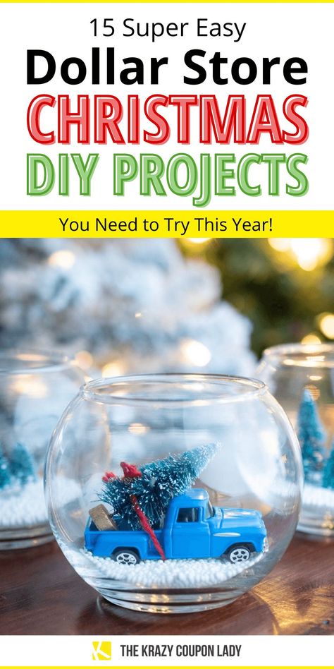 Christmas Diy Projects, Dollar Store Christmas Diy, Dollar Store Christmas Decor, Diy Christmas Decorations For Home, Dollar Tree Christmas Decor, Dollar Store Christmas Crafts, Cheap Christmas Gifts, Dollar Store Christmas, Dollar Tree Christmas