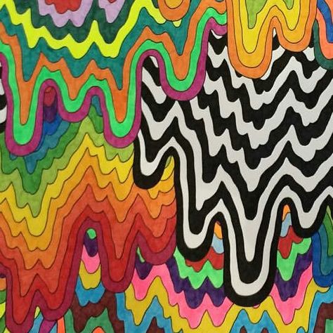 Drippy Draw Ideas, Trippy Drippy Art, Drippy Pattern, Parker Core, Automatic Drawing, Portfolio Art, Drip Art, Psychadelic Art, Art Concepts