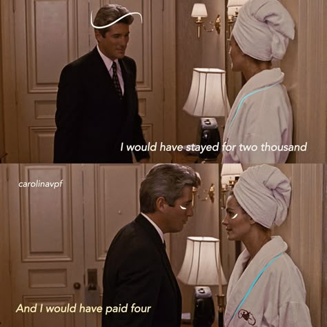 pretty woman quotes Pretty Woman Movie Quotes, Julia Roberts 90s, Woman Movie Quotes, Pretty Woman Quotes, Pretty Woman Aesthetic, Heart Campaign, Pretty Woman Movie, Woman Meme, Beautiful Women Quotes