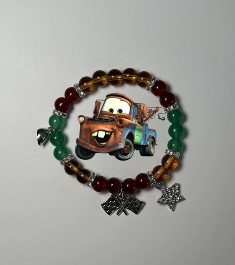 Lightning, McQueen and Tow-Mater matching bracelets available now! Link in bio!! 🚗💚🤎🧡❤️💛 “ • • • • • • #bracelets #lightning #braceletlover #braceletoftheday #jewelry #lightningmcqueen #explore #instagood #explorepage+ #viral #cars #carsmovie #cars1 #cars2 #cars3 #sallycarrera #towmater #mater #materandmcqueen #mcqueen #carsmoviedisney #disneymovie #disneyworld #cargram #carguys #cargirl #besties #friendshipbracelets #braceletgoals Make Clay Beads, Tow Mater, Bracelet Inspo, Bracelets Ideas, Diy Bracelet Designs, Bracelets Diy, Lightning Mcqueen, Pretty Bracelets, Beaded Bracelets Diy