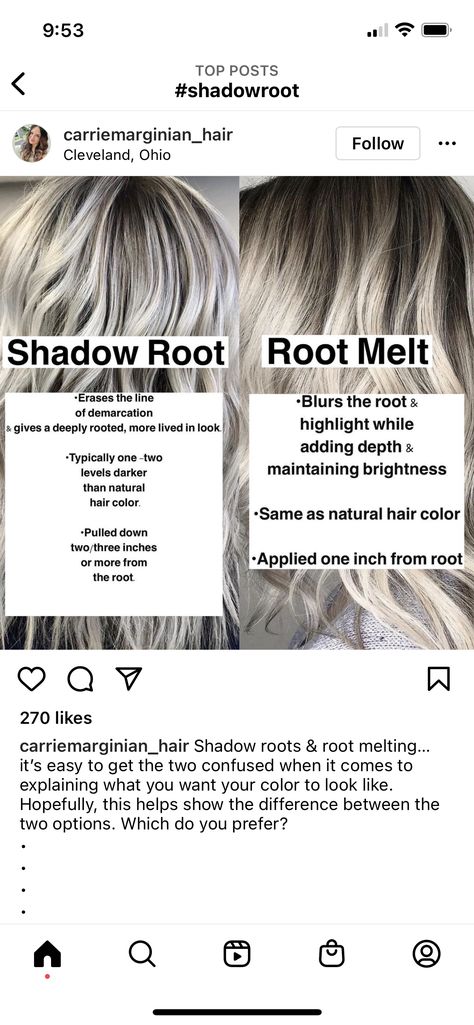 Very Blonde With Shadow Root, Nails For Cosmetologist, Redken Shades Shadow Root Formula, Root Tap Vs Shadow Root, Shadow Root Blonde Redken Formula, Redken Color Formulas Gray Grey Hair, Ash Blonde Shadow Root Balayage, Root Melt Blonde Highlights, Shades Eq Toner Formulas Root Smudge