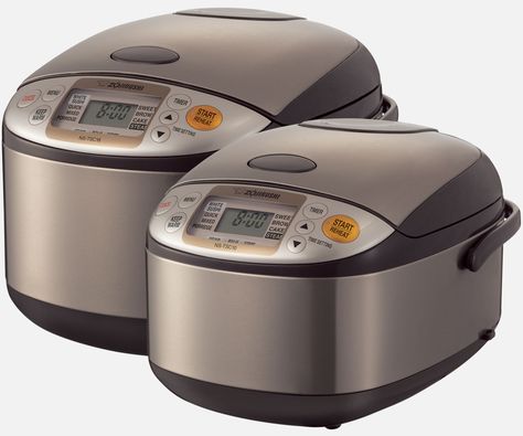 The Micom Rice Cooker & Warmer not only cooks flawless rice but also comes with a steaming basket to double as a steamer and a cake menu setting to bake cakes. Built-in retractable power cord for easy storage.<br> <br> <a href="https://shop.zojirushi.com/collections/rice-cookers/products/nstsc/" target="_blank"style="color:#FF0000;">SHOP NOW</a> Zojirushi Rice Cooker, Bake Cakes, Rice Cookers, Soft Boiled Eggs, Quick Cooking, Rice Cooker, Power Cord, No Bake Cake, Steam