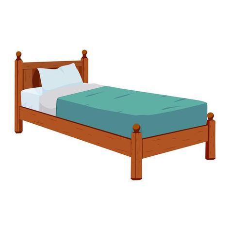 Bed Animation, Bed Illustration, Bed Cartoon, Bed Drawing, Travel Wood, Anime Houses, Bed Vector, Beautiful Bed Designs, Kids Bed Design