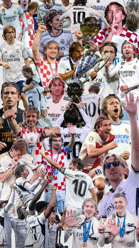 Luka Modric 🪄 Modric Wallpapers, Luka Modric, Football Poster, Soccer Players, Cristiano Ronaldo, Connect With People, Your Aesthetic, Real Madrid, Creative Energy