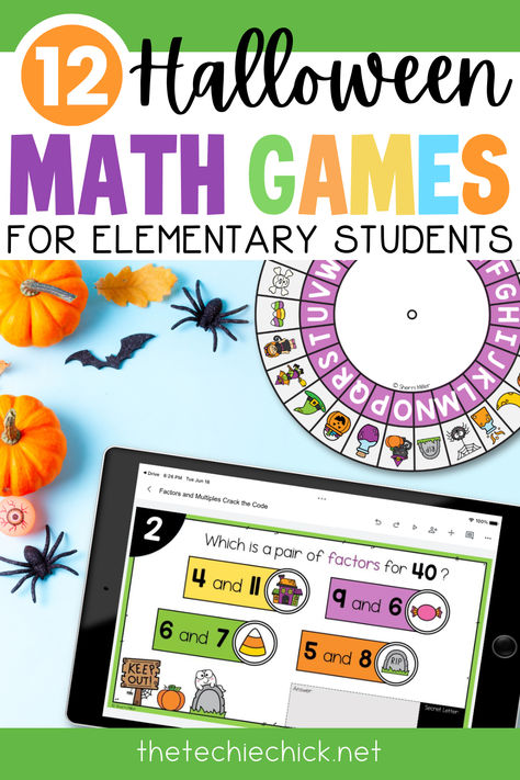 Halloween Math Games and Activities