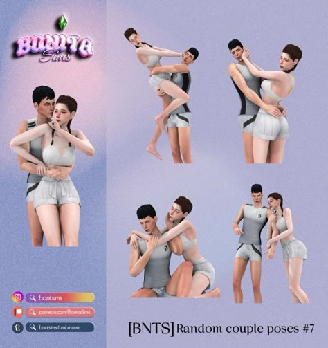 [BNTS] Random couple poses #7 Pose Pack Sims 4, Sims 4 Family Poses, The Sims 4 Pose, Sims4 Pose, Sims4 Poses, Blender Scene, 3d Pose, Poses Sims 4, Ts4 Poses