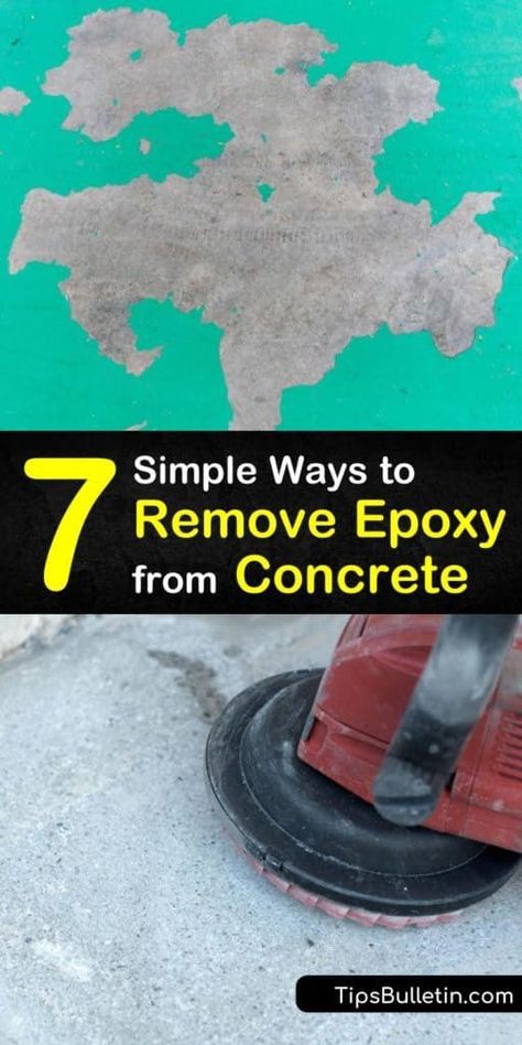 Remove Paint From Concrete, Cleaning Concrete Floors, Epoxy Concrete Floor, Epoxy Concrete, Concrete Cleaner, Garage Epoxy, Concrete Countertops Kitchen Diy, Clean Concrete, Concrete Epoxy