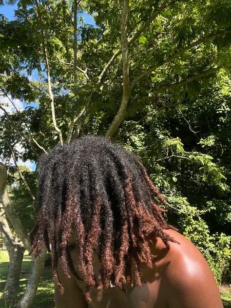 Spray For Locs, Locs Aesthetic, Dread Ideas, Dyed Dreads, Freeform Locs, Loc Goddess, Thick Locs, Loc Inspiration, Beautiful Locs