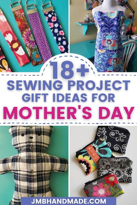 Show Mom how special she is this Mother's Day with a handmade gift using these sewing project ideas. Easy sewing patterns to follow with pictures. Perfect for beginnerss. Sewing Gifts For Mom, Mothers Day Sewing Projects, Card Wallet Tutorial, Easy Christmas Stockings, Christmas Stocking Tutorial, Sewing Project Ideas, Simple Sewing Tutorial, Handmade Gift Ideas, Hand Sewing Projects