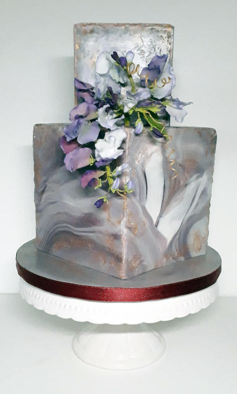 Stone Cake by Sonora Stone Cake, Marble Wedding Cake, Huge Cake, 3 Tier Wedding Cakes, Luxury Cake, Luxury Wedding Cake, Marble Wedding, Magic Cake, Traditional Cakes