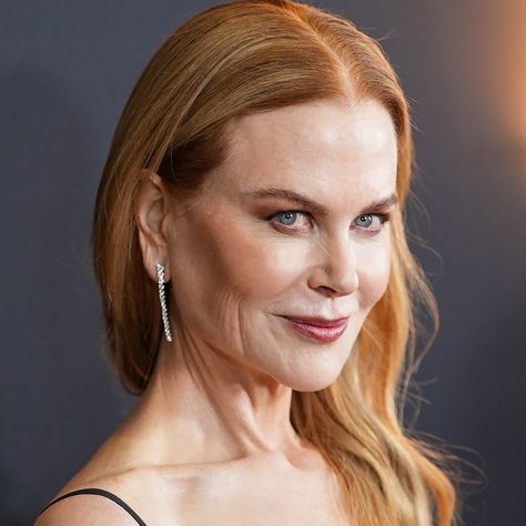 Nicole Kidman Hair, Oversized Black Leather Jacket, Dishwater Blonde, Bangs Back, Gucci Westman, Allure Beauty Box, Nicole Kidman Keith Urban, Allure Beauty, Bright Blonde