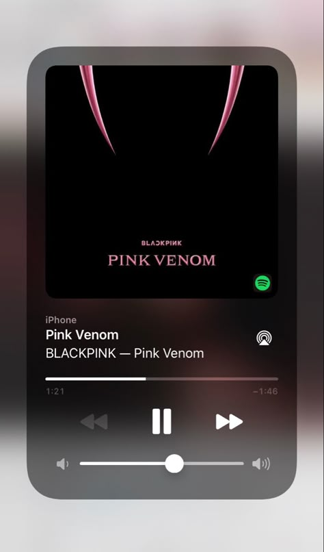 Song Spotify Aesthetic, Aestethic Music, Black Pink Song Wallpaper, Iphone Music Player, Blackpink Pink Venom Lyrics, Blackpink Spotify Aesthetic, Bowling Pictures, Songs Spotify, Song Spotify