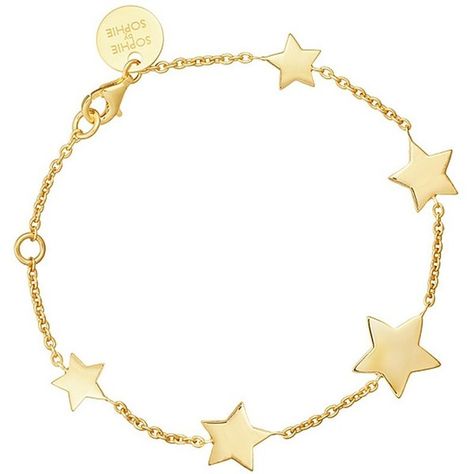 Sophie By Sophie Multi Star Bracelet ($120) ❤ liked on Polyvore featuring jewelry, bracelets, accessories, necklaces, gold, womens-fashion, sophie by sophie, star bangle and star jewelry Star Bracelet Gold, Gold Star Jewelry Aesthetic, Star Jewelry Gold, Gold Jewelry White Background, Gold Jewelry Png, Jewelry White Background, Gold Star Jewelry, Jewelry Preppy, Star Bracelets