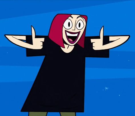 Clone high Joan of Arc wearing a black t-shirt Clone High Joan Icon, Joan Clone High Icon, Joan Of Arc Clone High Pfp, Clone High Pfp, Clone High Joan, Joan Of Arc Clone High, The Boondocks Cartoon, Clone High, 2000s Cartoons