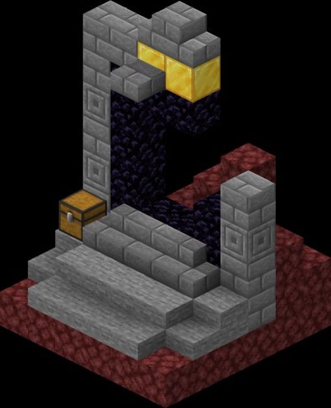 Nether Minecraft, Nether Portal Design, Nether Portal, Portal Design, Evil Games, Minecraft Structures, April Fools, Minecraft, Portal