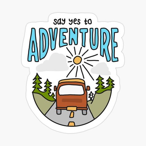 Vw Bus Camper, Bus Camper, Great Design, Say Yes, Aesthetic Stickers, Vw Bus, New Adventures, The Outdoors, Canvas Prints