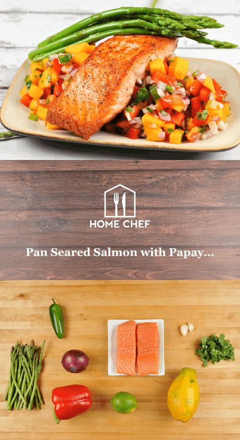 Papaya Salsa, Tuscan Salmon Recipe, Lemon Butter Salmon, Seared Salmon Recipes, Salmon Recipes Pan Seared, Honey Garlic Salmon, Garlic Butter Salmon, Butter Salmon, Garlic Salmon