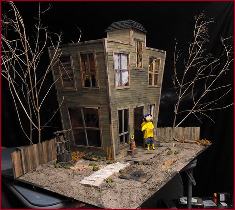 Flickr Animation Set Design, Coraline Set Design, Tim Burton Set Design, Coraline Diorama, Miniature Set Design, Stop Motion Set, Movie Set Design, Movie Diorama, Clay Animation