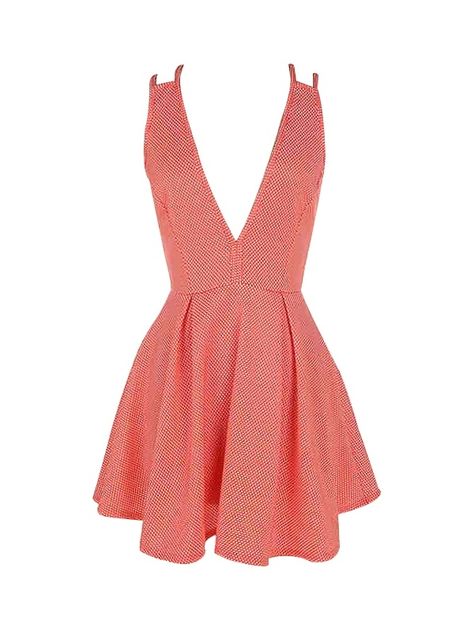 Coral Crossback Dress - 29 N Under Crossback Dress, Summer Clothes, Skater Dress, Deep V, Criss Cross, Homecoming, Summer Outfits, Coral, Rompers