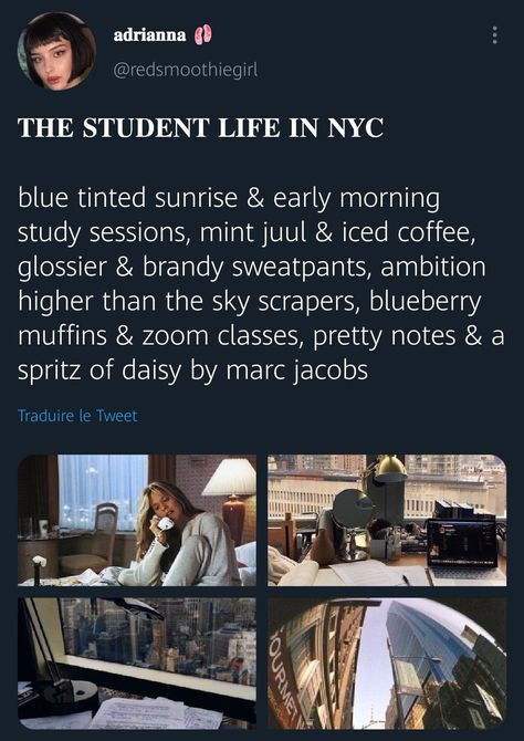 Life In Nyc, Romanticising School, Smart Girl, Academic Validation, College Aesthetic, Nyc Life, Get My Life Together, Study Motivation Quotes, Good Student