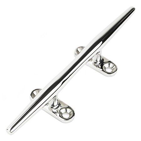 Crown Sporting Goods Stainless Steel Dock Cleat, Boat Mooring Accessories & Marine Hardware - 8 inches Fishing Boat Accessories, Bowline Knot, Dock Cleats, Utility Boat, Yacht Builders, Boat Cleats, Bass Boat, Jet Boats, Sport Boats