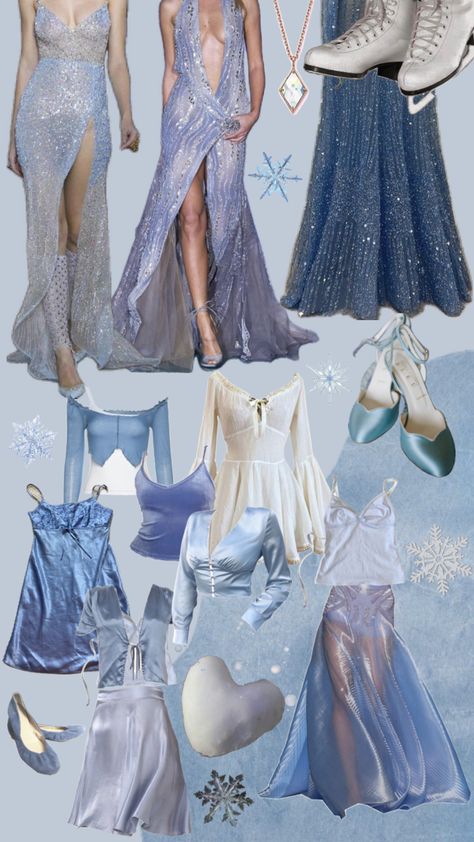 Elsa Outfit Ideas, Ice Princess Outfit, Elsa Inspired Outfit Women, Elsa Dress Aesthetic, Elsa Spirit Dress, Elsa Inspired Outfit, Elsa Disneybound Casual, Frozen Inspired Outfits, Elsa Dress Women