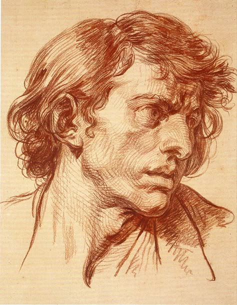 Jean Baptiste Greuze, Master Drawings, 얼굴 드로잉, Academic Drawing, 얼굴 그리기, Master Drawing, Portrait Drawings, Drawing Heads, Arte Sketchbook