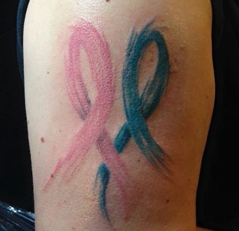 Brca1 Tattoo, Previvor Brca Tattoo, Ribbons Tattoo, Arm Sleeve Tattoo Ideas, Anklet Tattoos For Women, Pink Ribbon Tattoos, Halo Tattoo, Survivor Tattoo, Pink Warrior