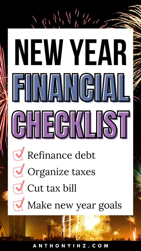 Creating a financial plan for the coming year is a smart thing to do. This is why I have written this new year's financial checklist. Are you looking for the best New Year’s financial resolutions this coming year? Here’s your financial checklist for the new year. Best financial things to do this Christmas and New Year Financial Resolutions, Financial Checklist, Financial Plan, New Year Goals, Spending Habits, Smart Things, Financial Tips, Financial Planning, Finance Tips